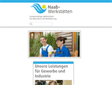 Tablet Screenshot of naabwerkstaetten.de